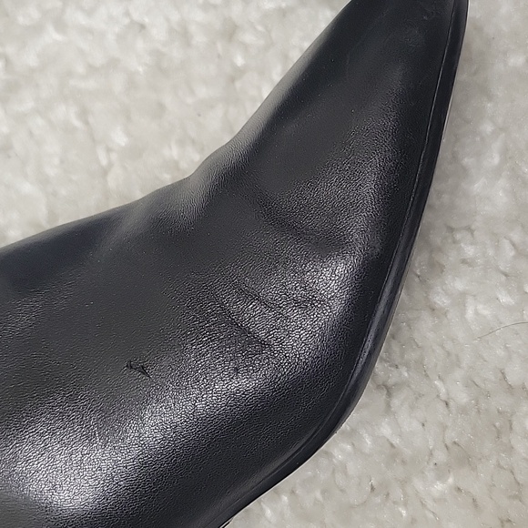 PRADA  LEATHER ankle boots size 5.5 - Picture 9 of 17